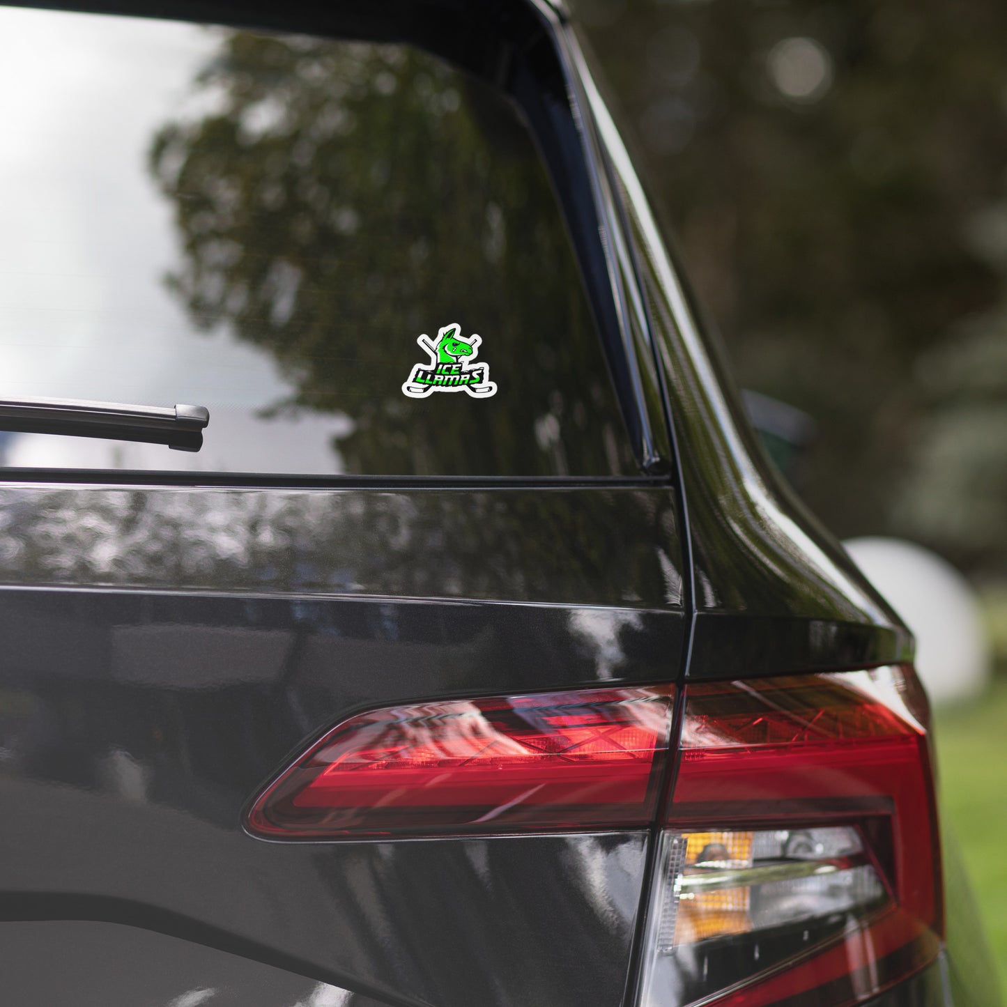 Ice Llamas Sticker - Green